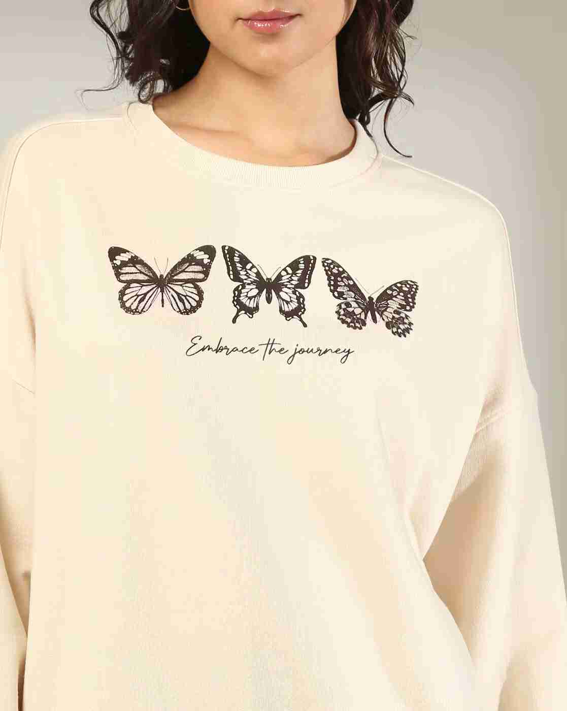 DNMX | Women Graphic Print Regular Fit Sweatshirt|3