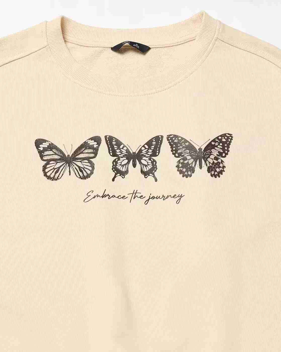 DNMX | Women Graphic Print Regular Fit Sweatshirt|4