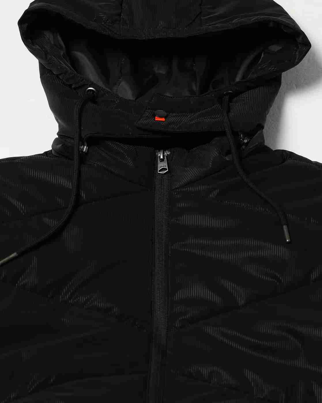 DNMX | Men Quilted Regular Fit Jacket with Detachable Hood|5