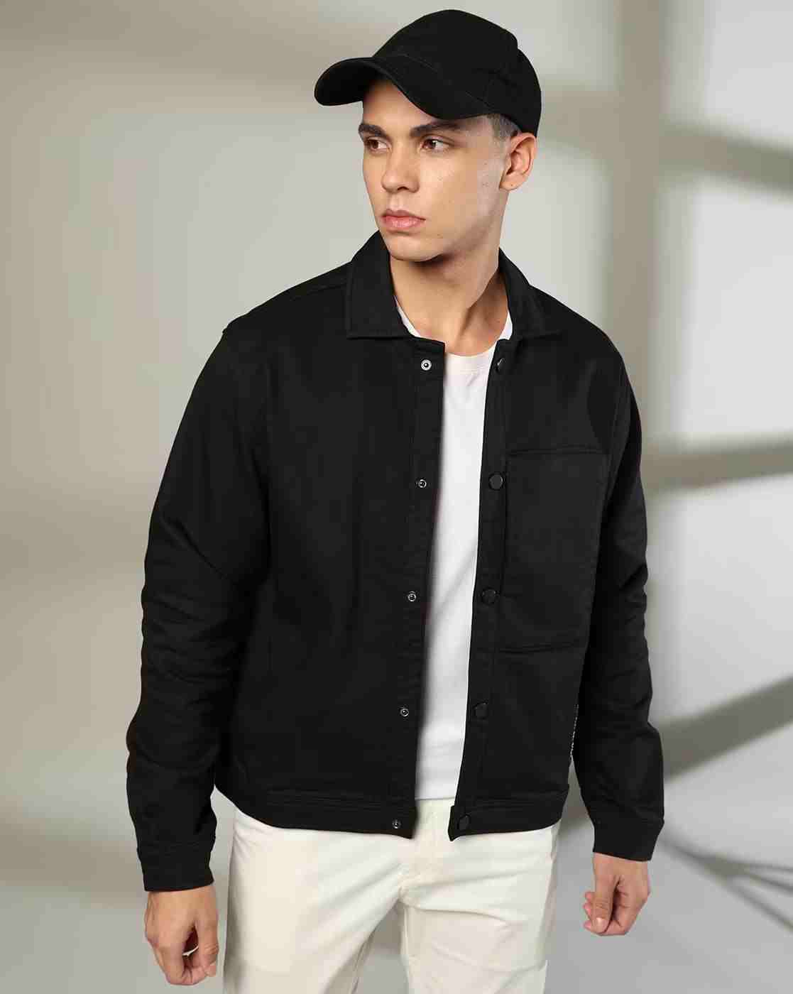DNMX | Men Regular Fit Shacket Jacket with Insert Pockets|0