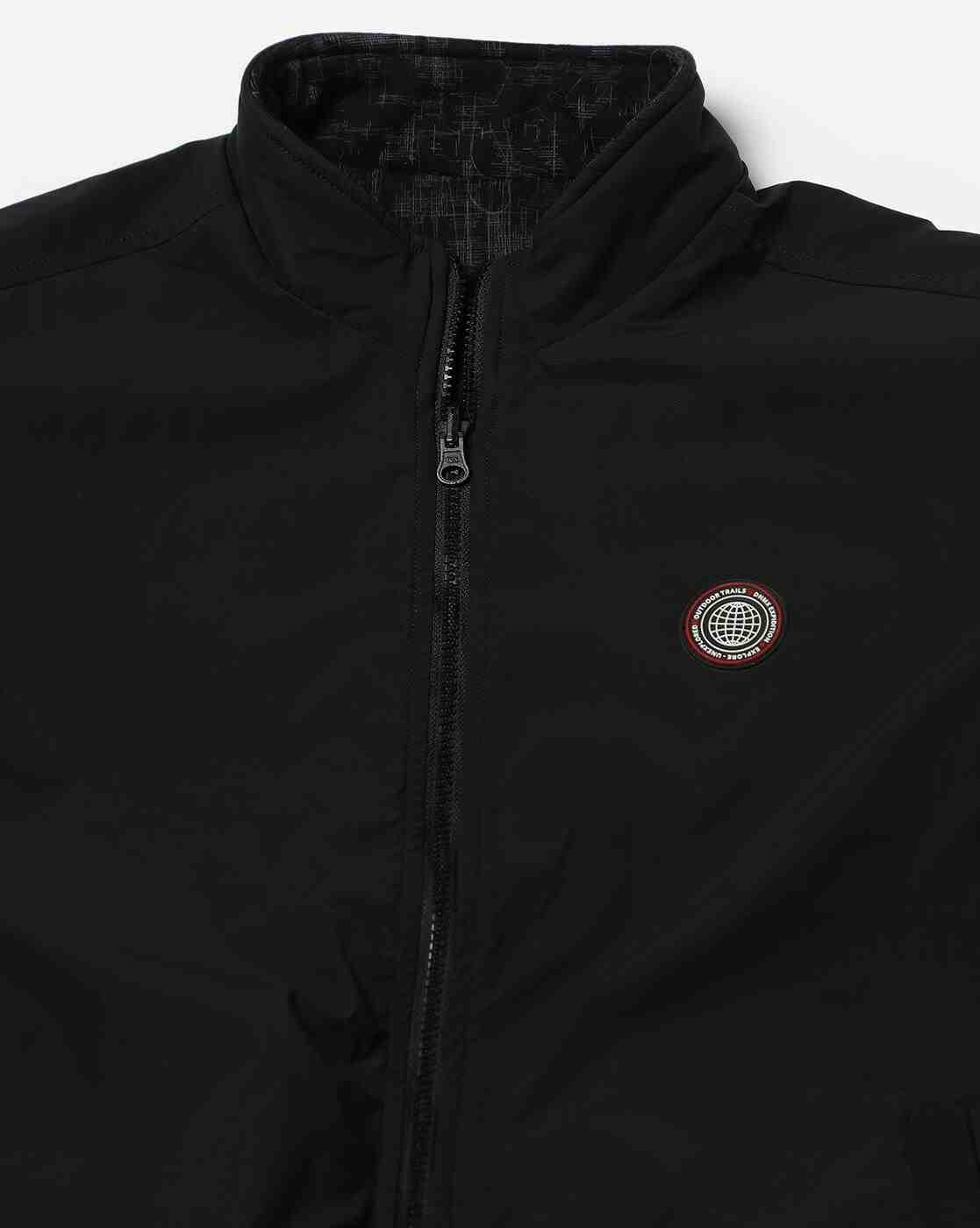 DNMX | Men Regular Fit Reversible Bomber Jacket|6