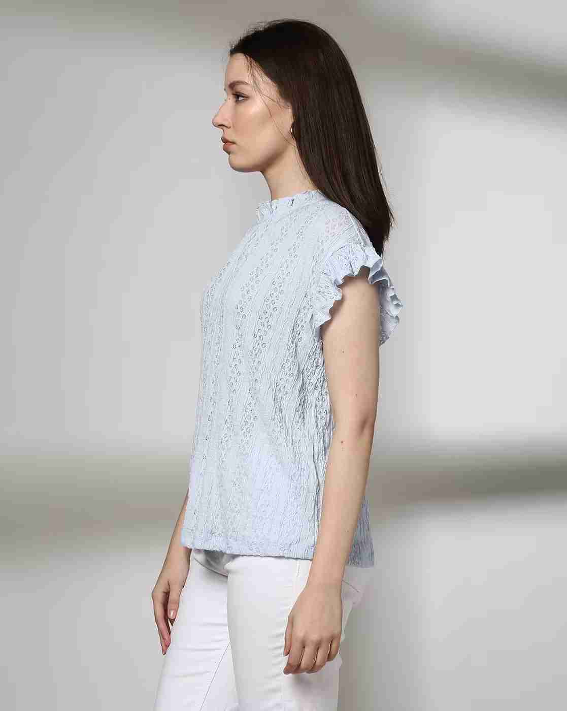 DNMX | Women Patterned Regular Fit Top|1