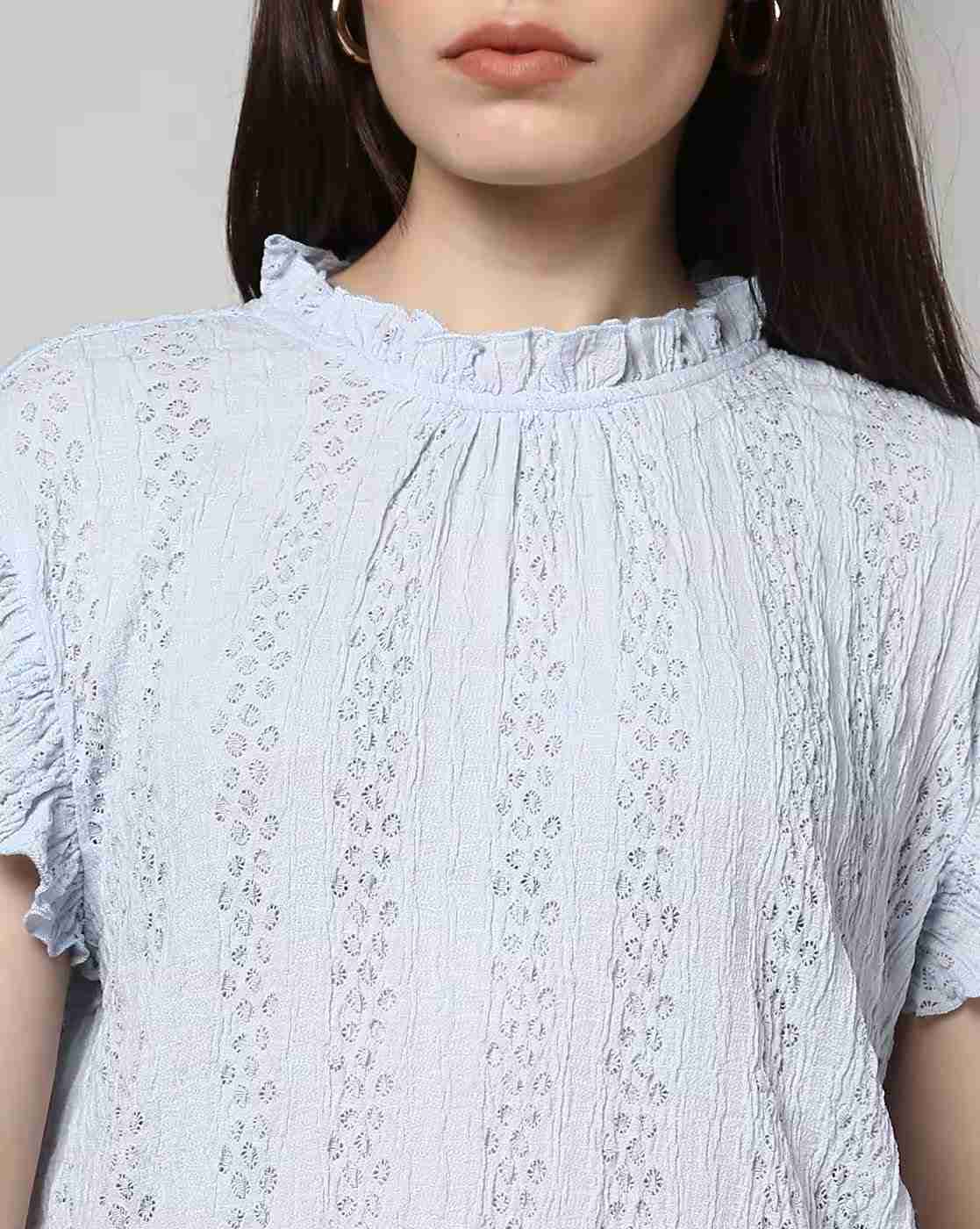 DNMX | Women Patterned Regular Fit Top|3