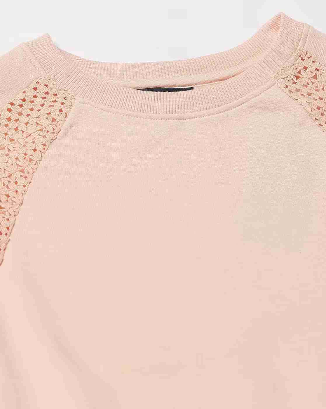 DNMX | Women Regular Fit Sweatshirt with Lace Detail|4