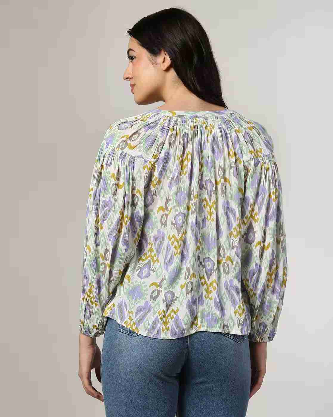 DNMX | Women Printed Regular Fit Top|2