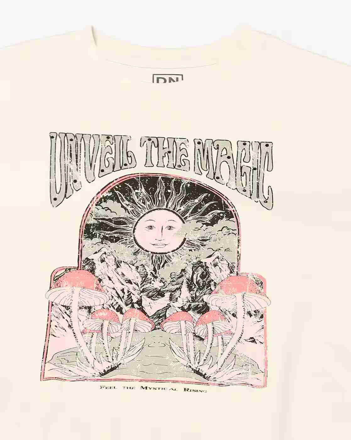 DNMX | Women Graphic Print Regular Fit Crew-Neck T-Shirt|4