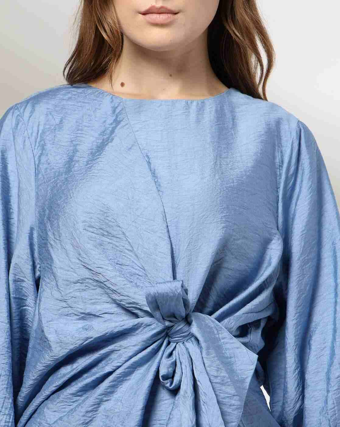 DNMX | Women Regular Fit Top with Tie-Up|3