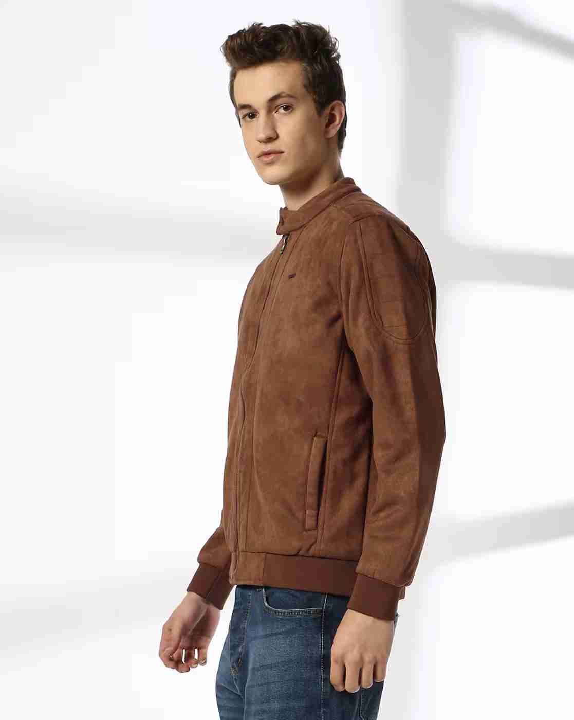 DNMX | Men Regular Fit Biker Jacket|1