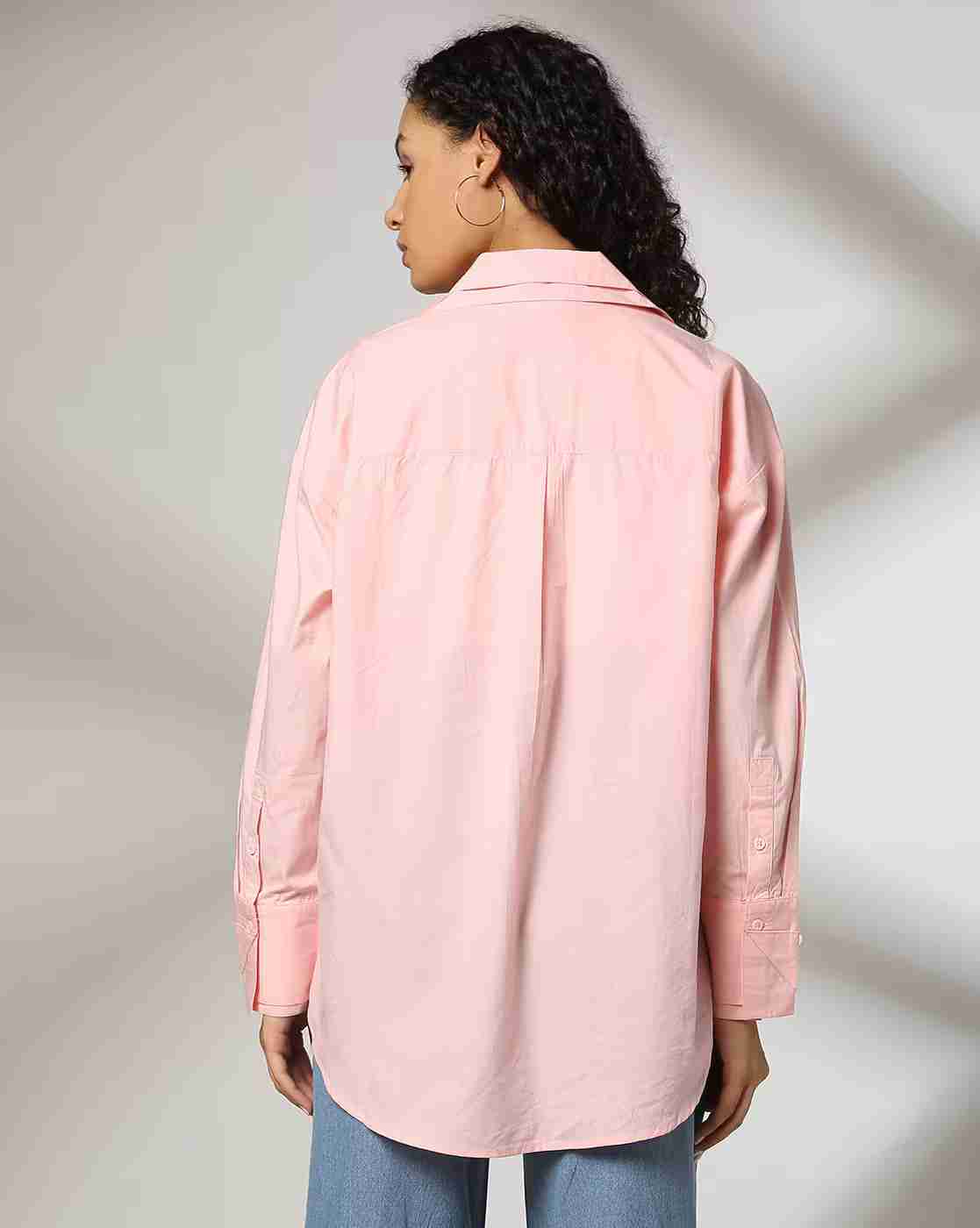 DNMX | Women Regular Fit Shirt with Cuffed Sleeve|2