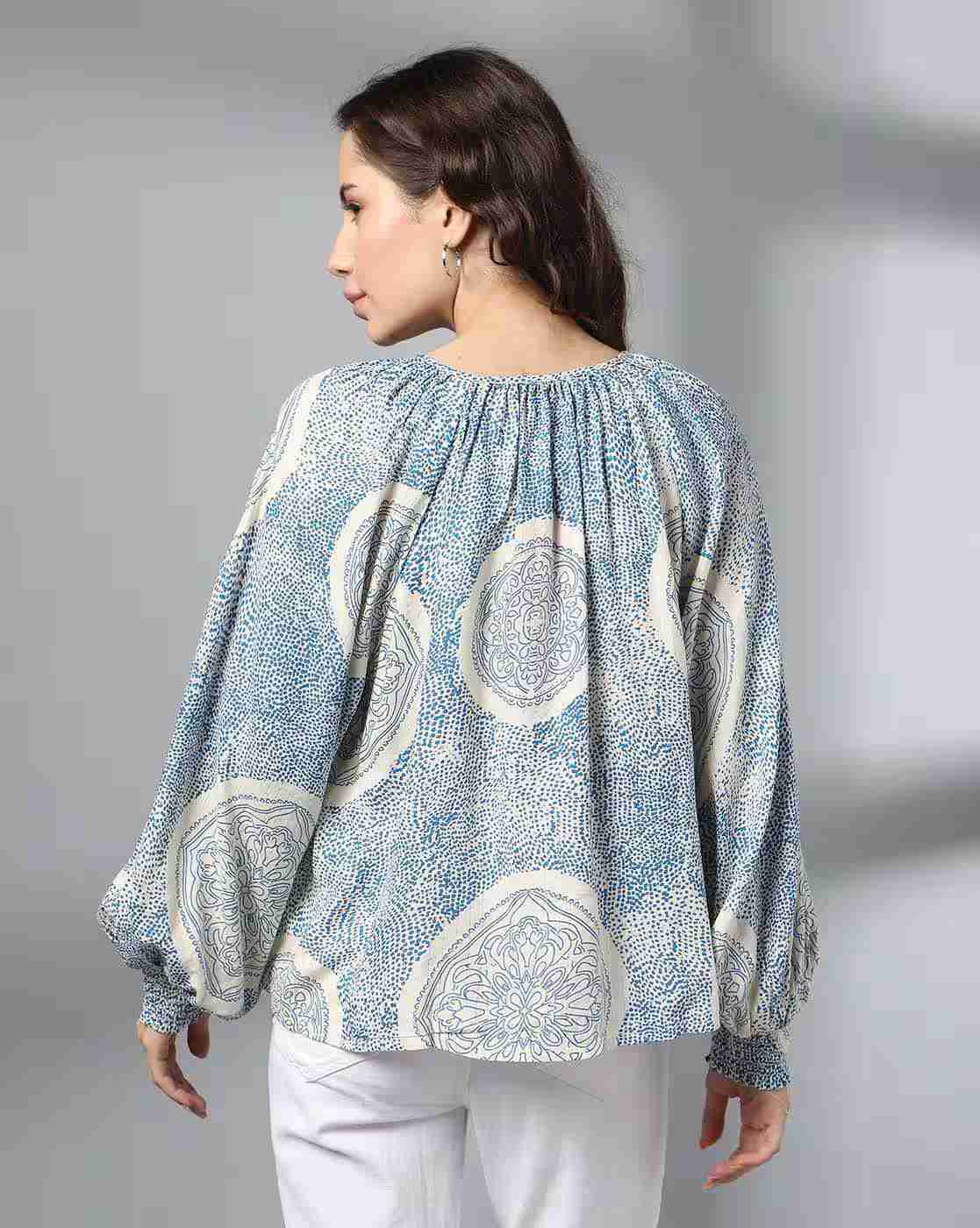 DNMX | Women Printed Relaxed Fit Top|2