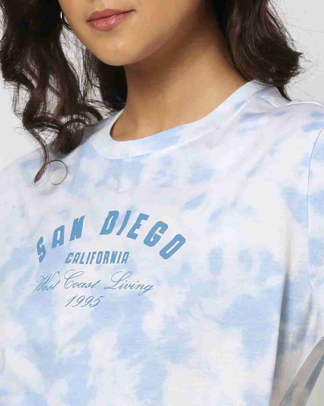 DNMX | Women Typographic Print Regular Fit Crew-Neck T-Shirt|3