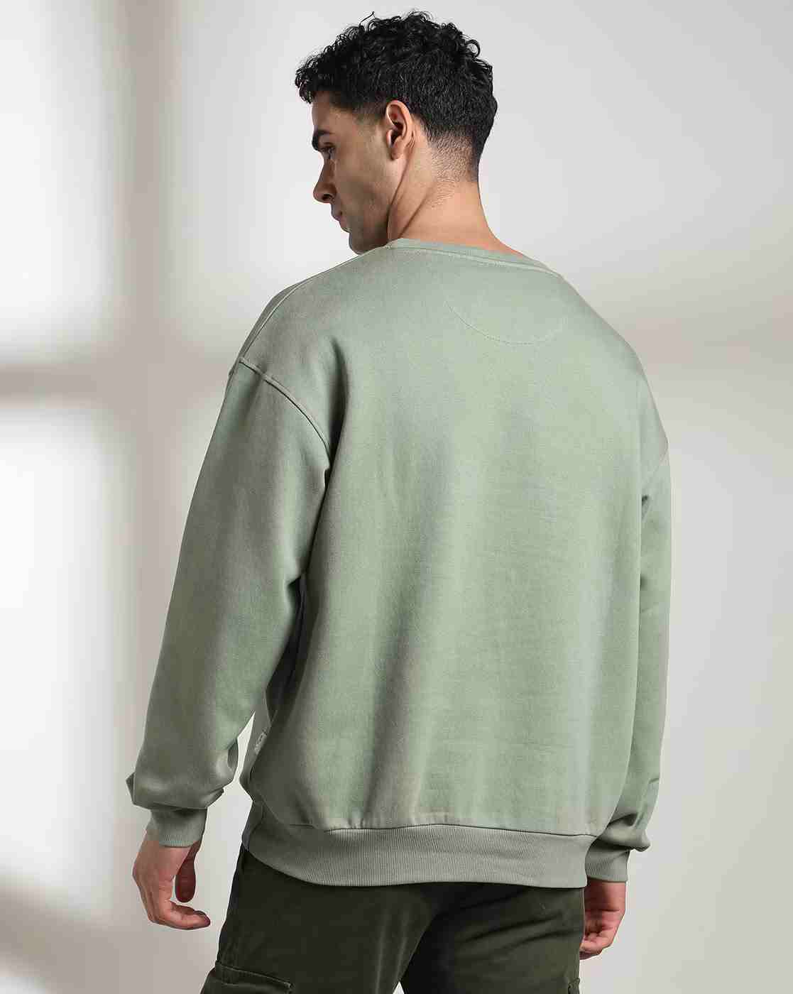 DNMX | Men Regular Fit Crew-Neck Sweatshirt|2