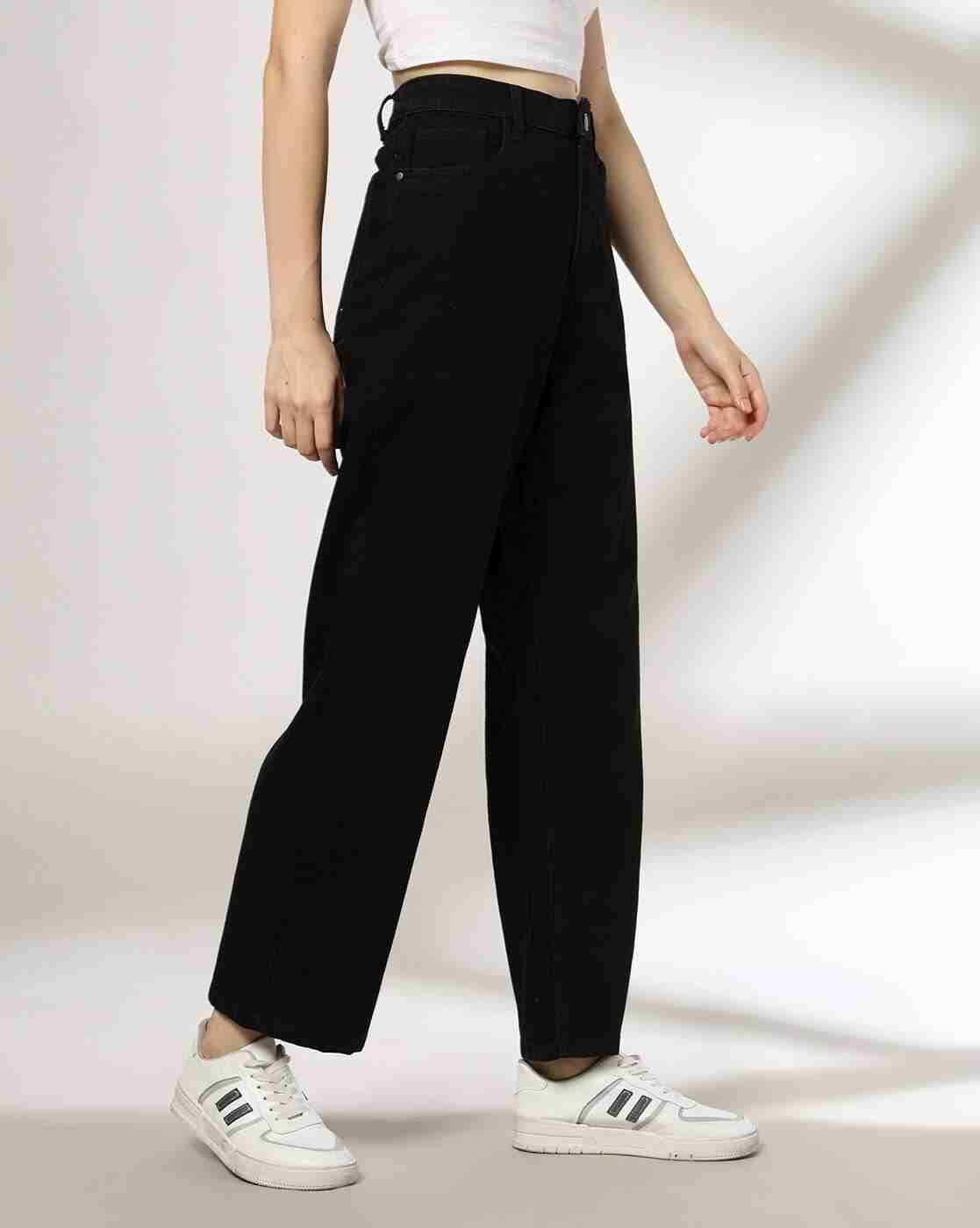 DNMX | Women High-Rise Straight Clean Jeans|1