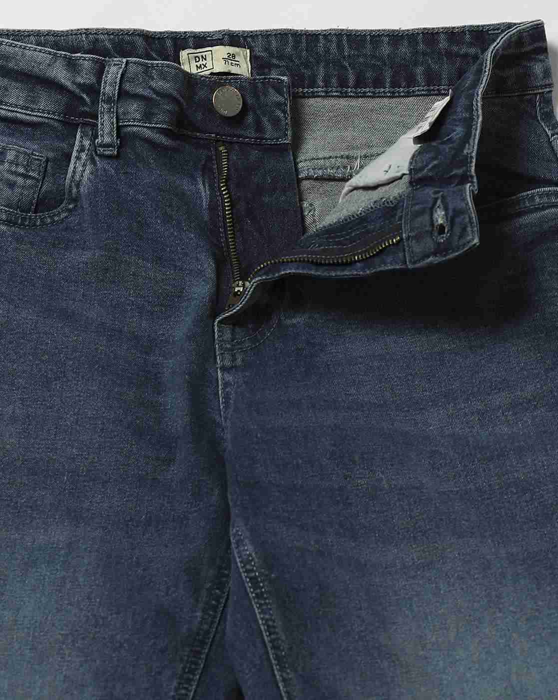 DNMX | Women Lightly Washed Straight Jeans|4