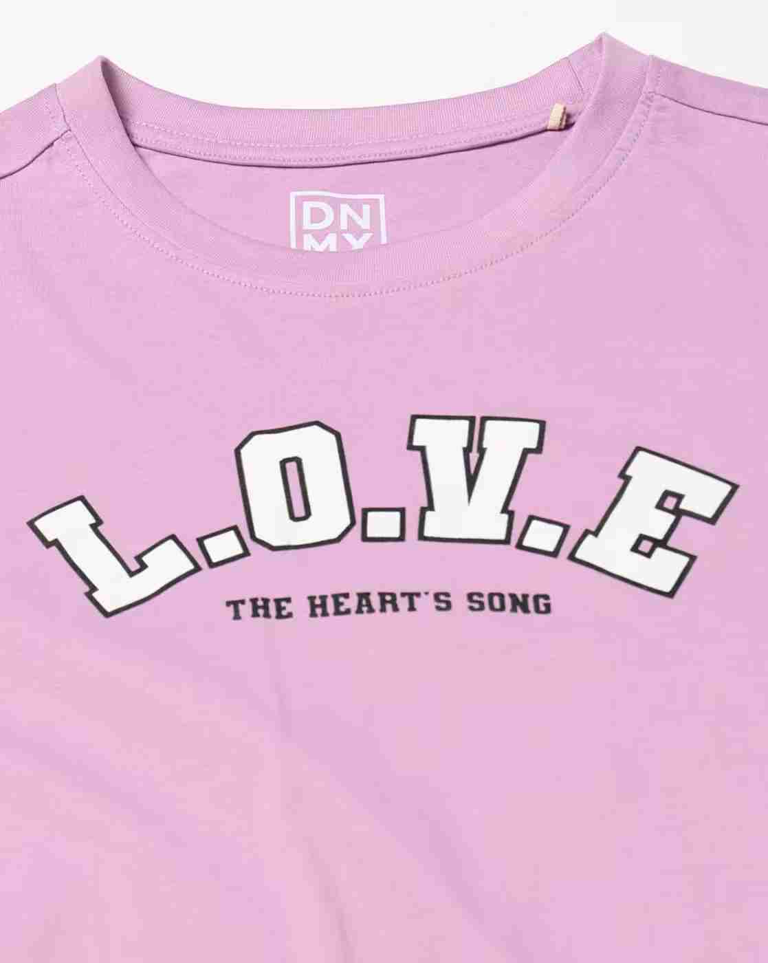 DNMX | Women HD + Pigment Print Boxy Fit Round-Neck T-Shirt|4