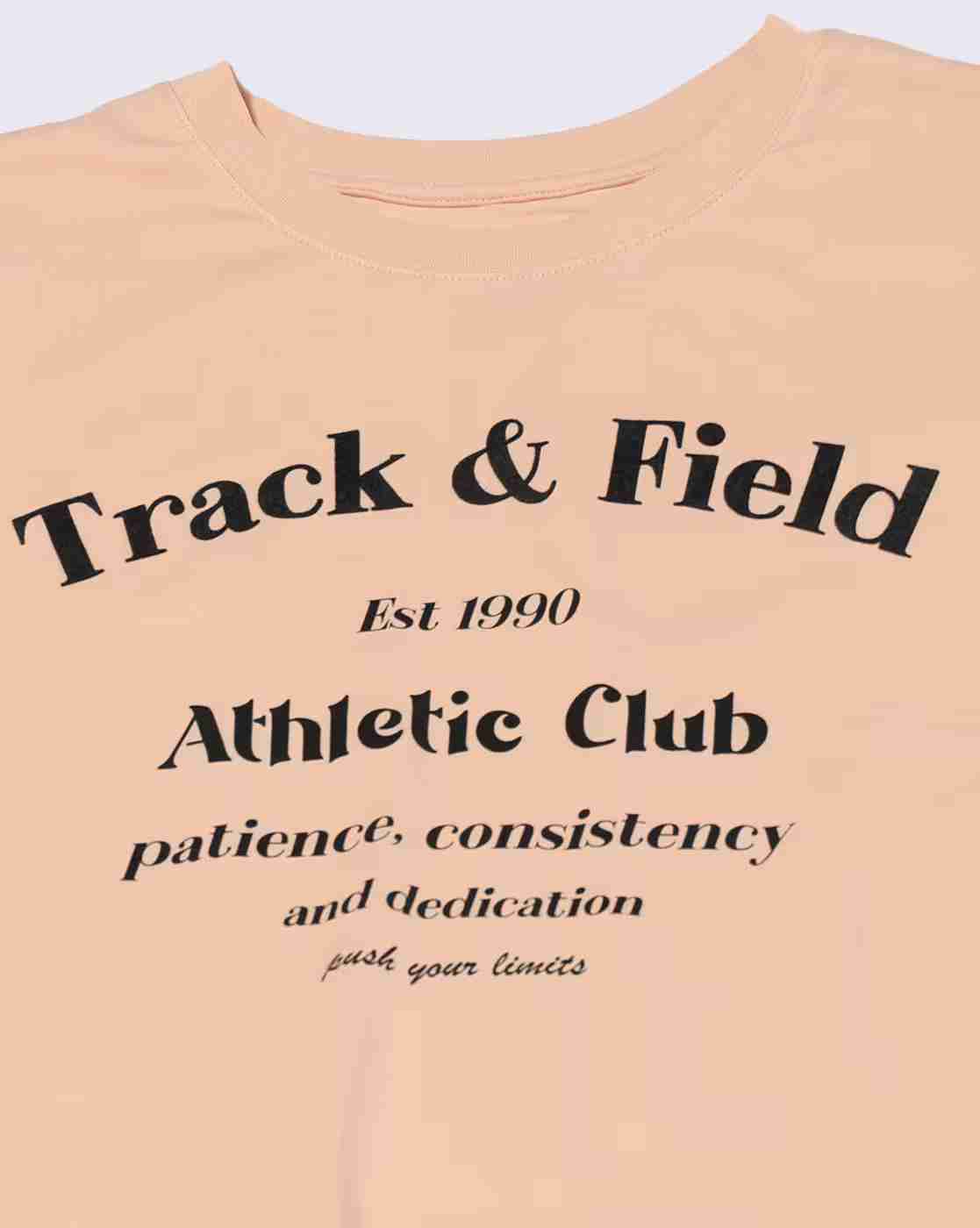 DNMX | Women Typographic Print Boxy Fit Round-Neck T-Shirt|4