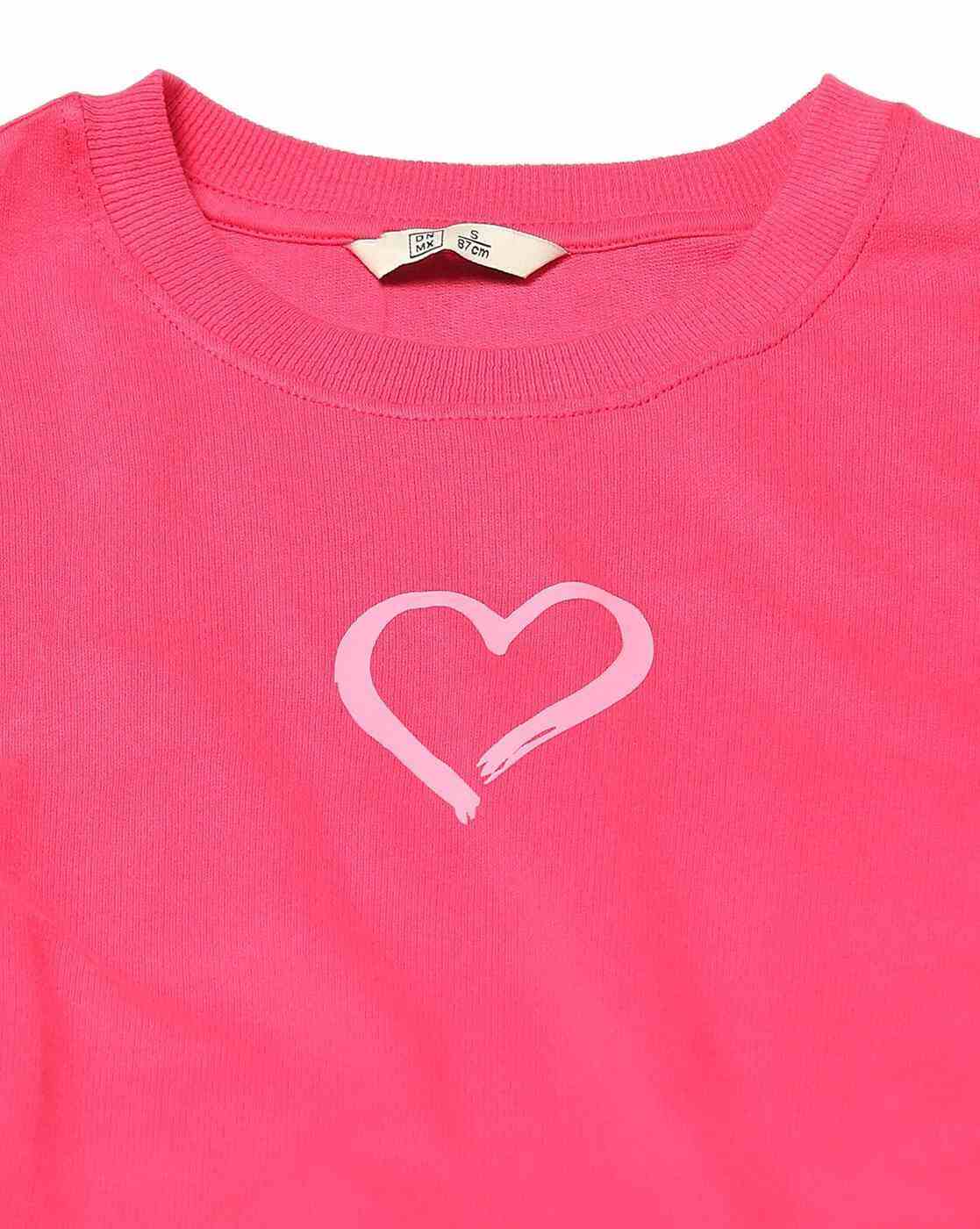 DNMX | Women Typographic Print Regular Fit Sweatshirt|5