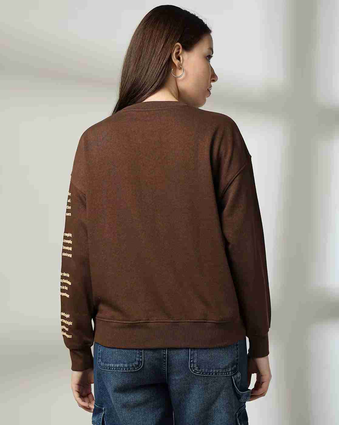 DNMX | Women Printed Crew-Neck Sweatshirt|2