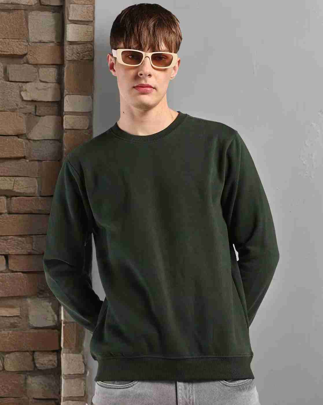 DNMX | Men Regular Fit Crew-Neck Sweatshirt|0