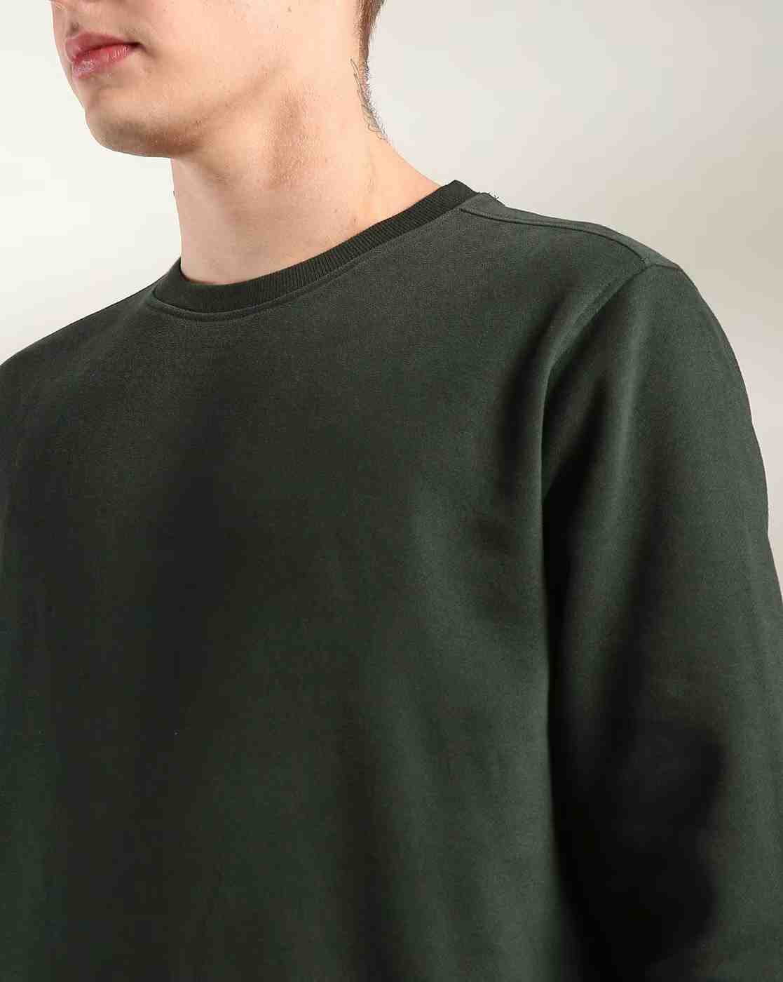 DNMX | Men Regular Fit Crew-Neck Sweatshirt|3