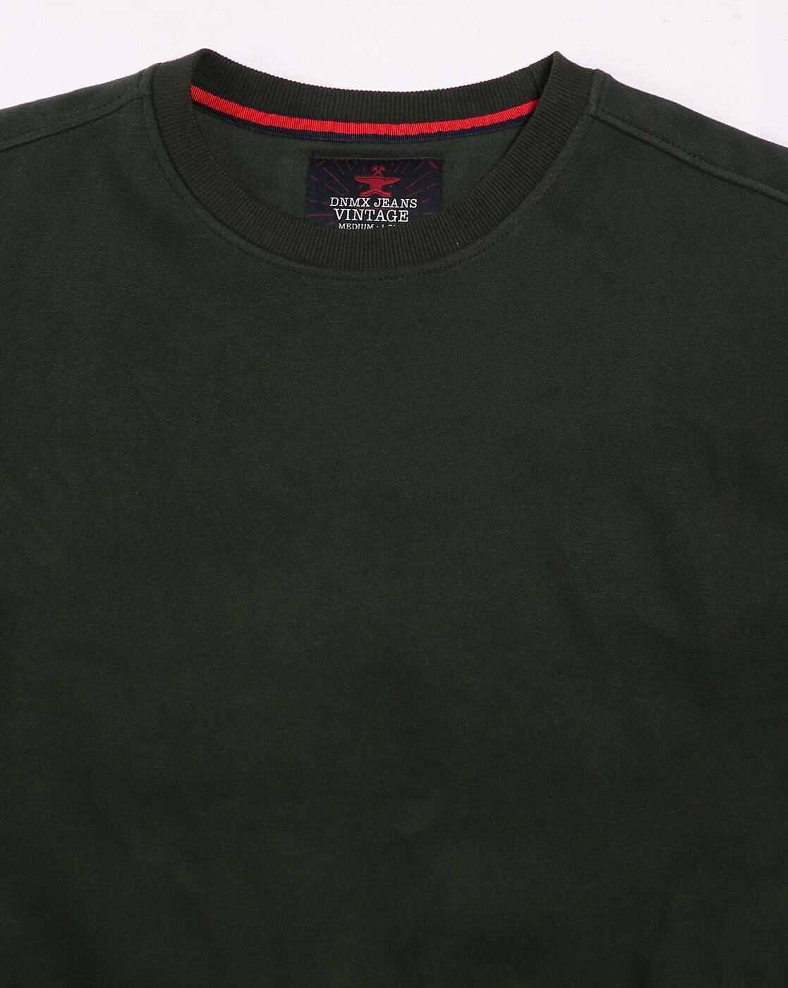 DNMX | Men Regular Fit Crew-Neck Sweatshirt|4