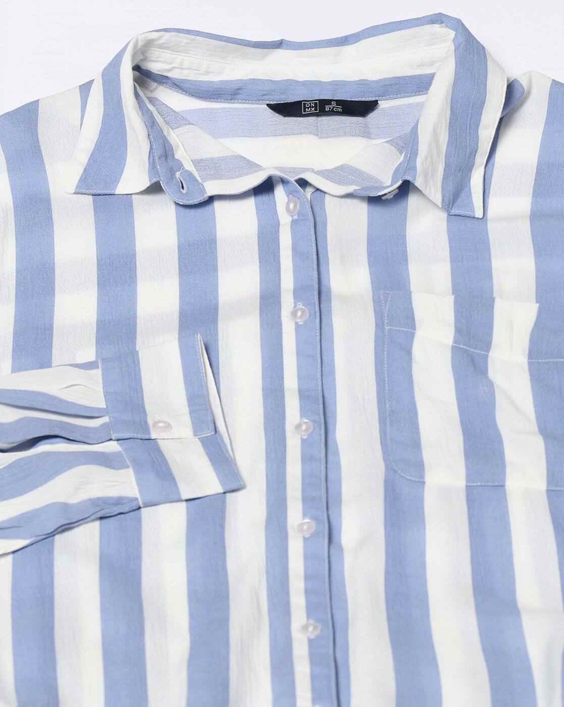 DNMX | Women Relaxed Fit Drop-Shoulder Shirt|5