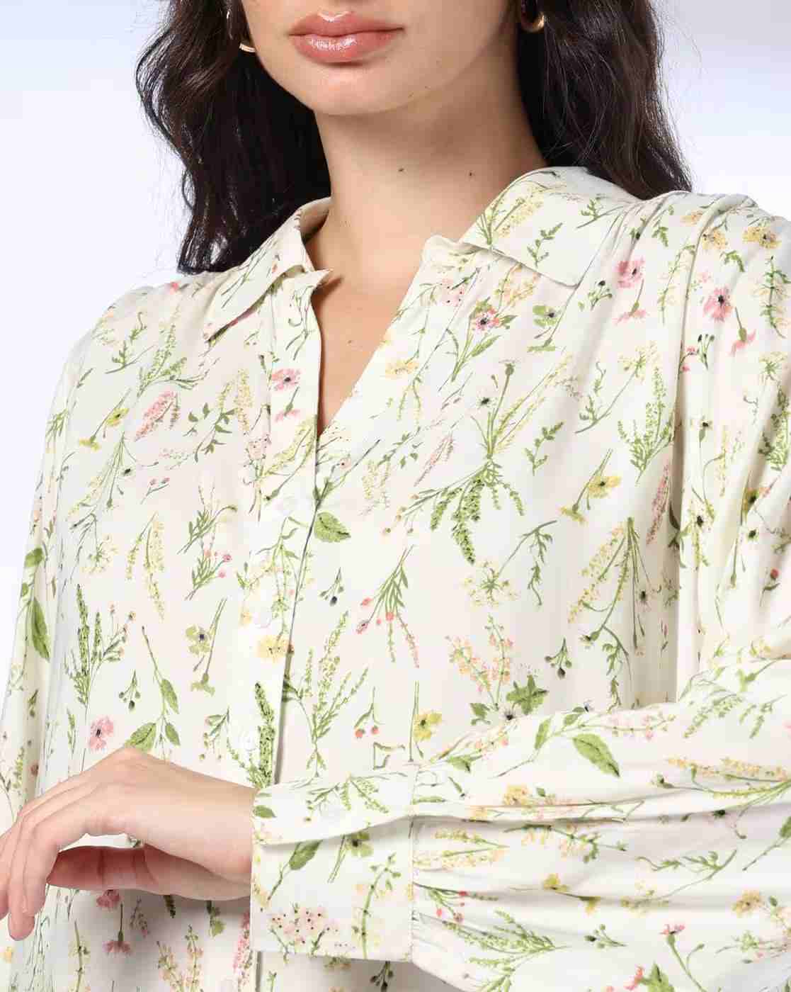 DNMX | Women Floral Print Tiered Dress|3