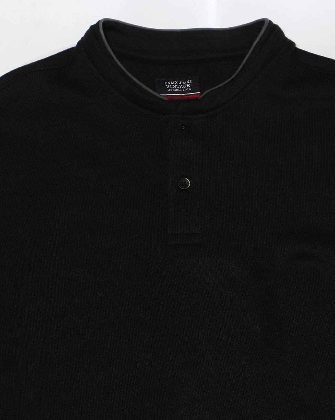 DNMX | Men Regular Fit Henley T-Shirt|4