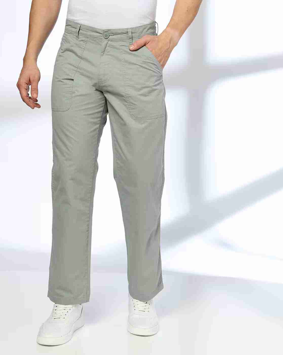 DNMX | Men Carpenter Loose Fit Cotton Cargo Pants|0