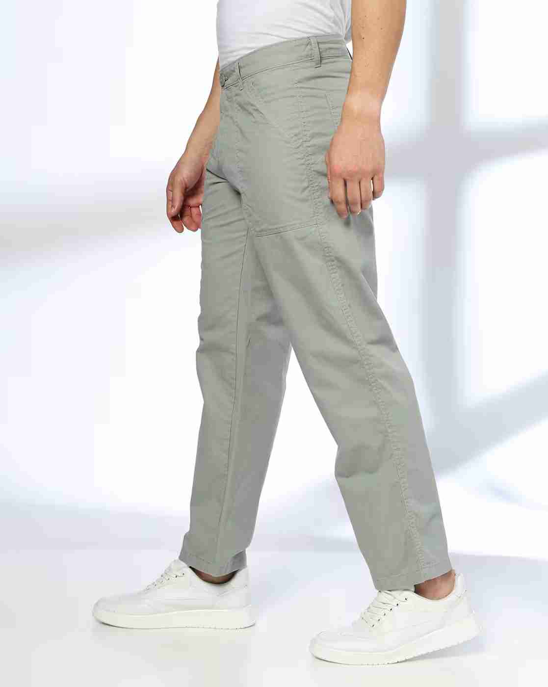 DNMX | Men Carpenter Loose Fit Cotton Cargo Pants|1