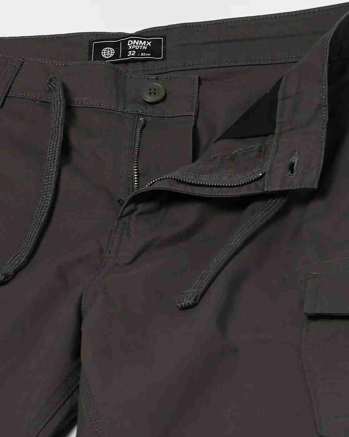 DNMX | Men Slim Fit Cargo Trousers|4