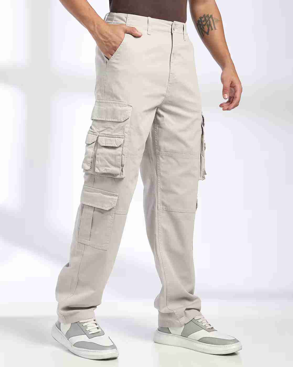 DNMX | Men Loose Fit Cargo Pants|0