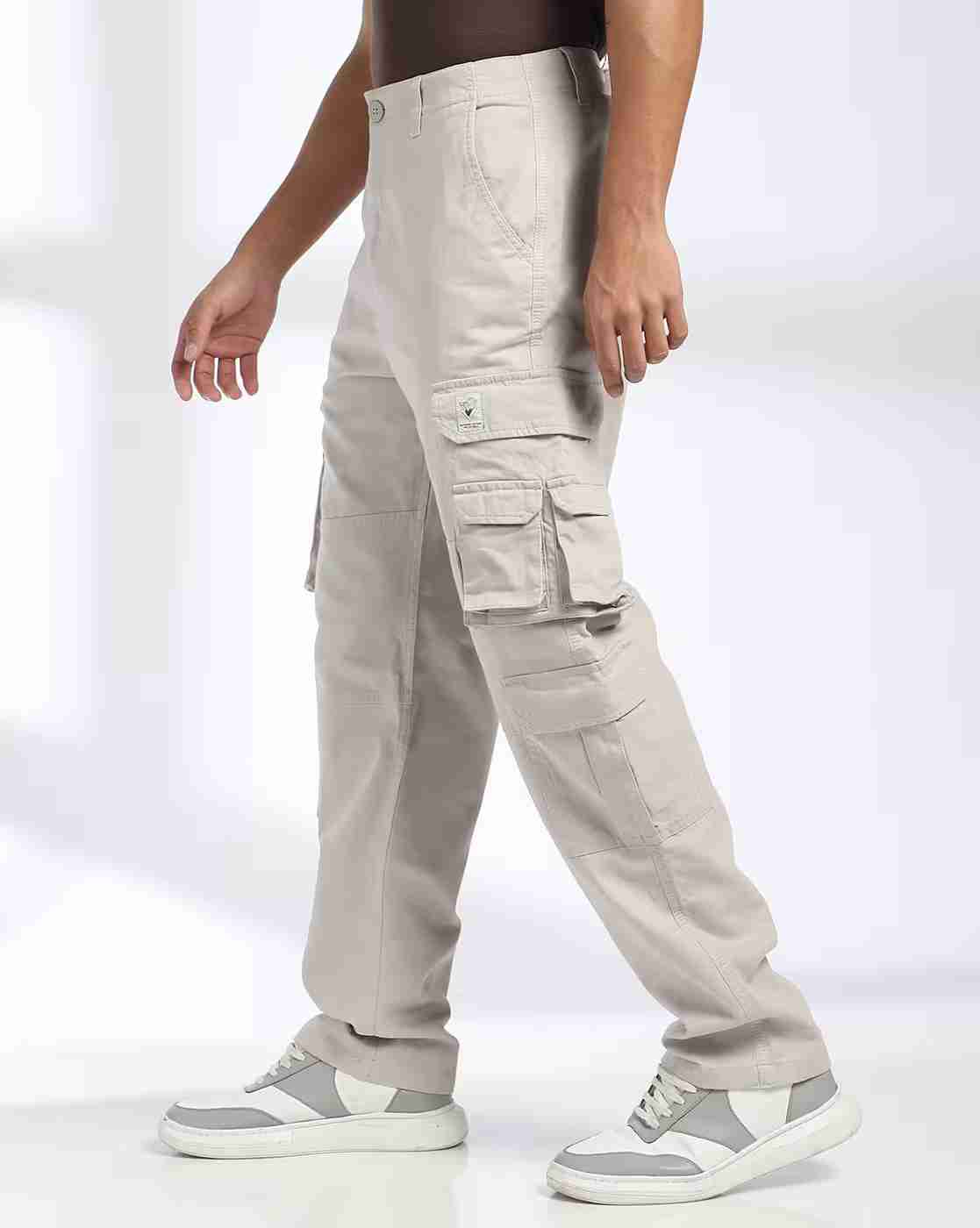 DNMX | Men Loose Fit Cargo Pants|1