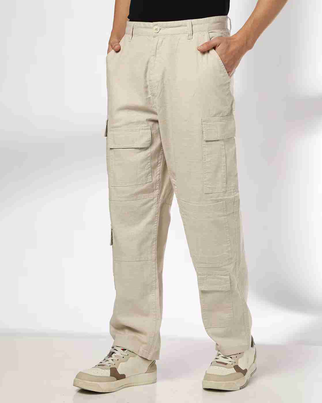 DNMX | Men Loose Fit Cargo Pants|0