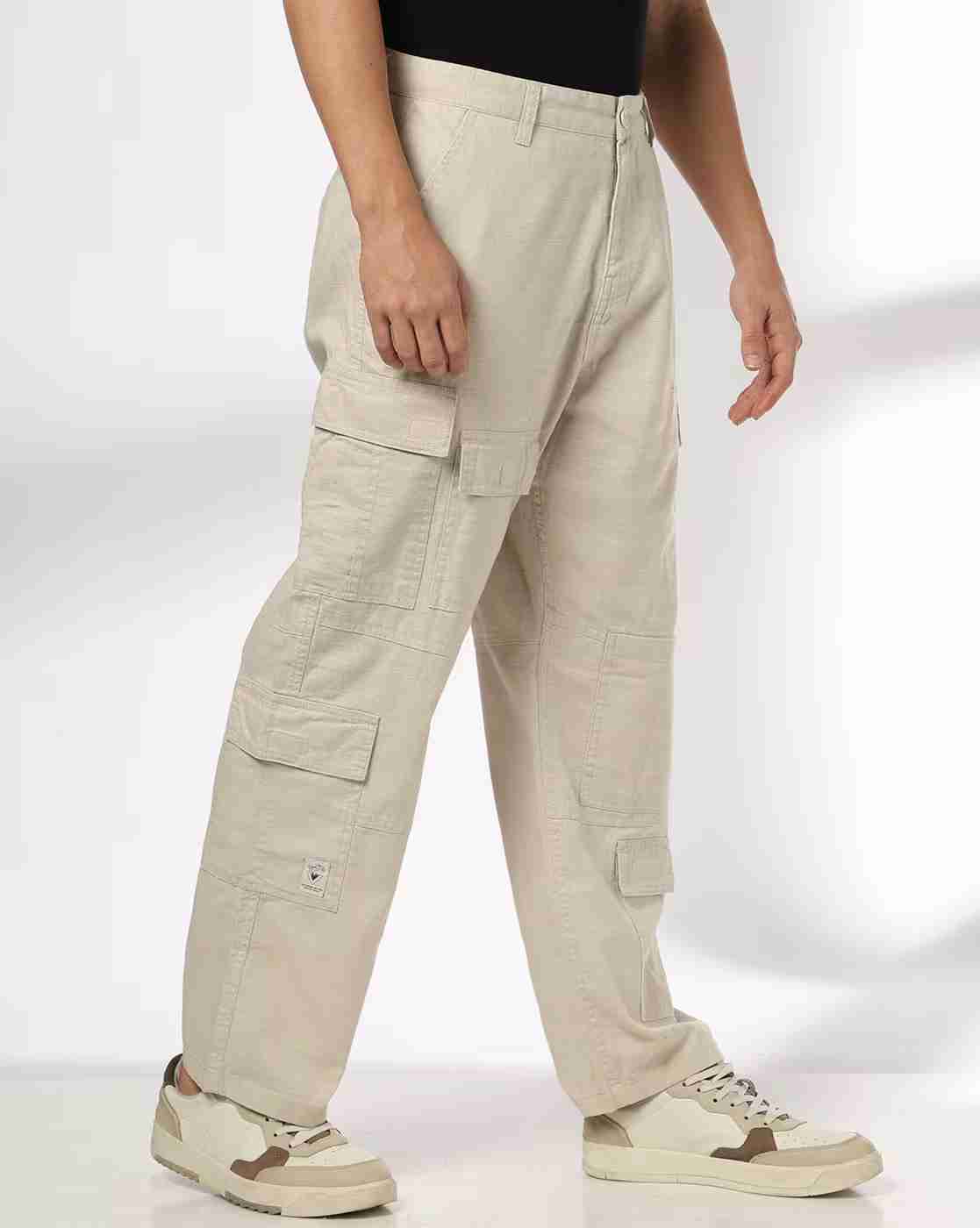 DNMX | Men Loose Fit Cargo Pants|1