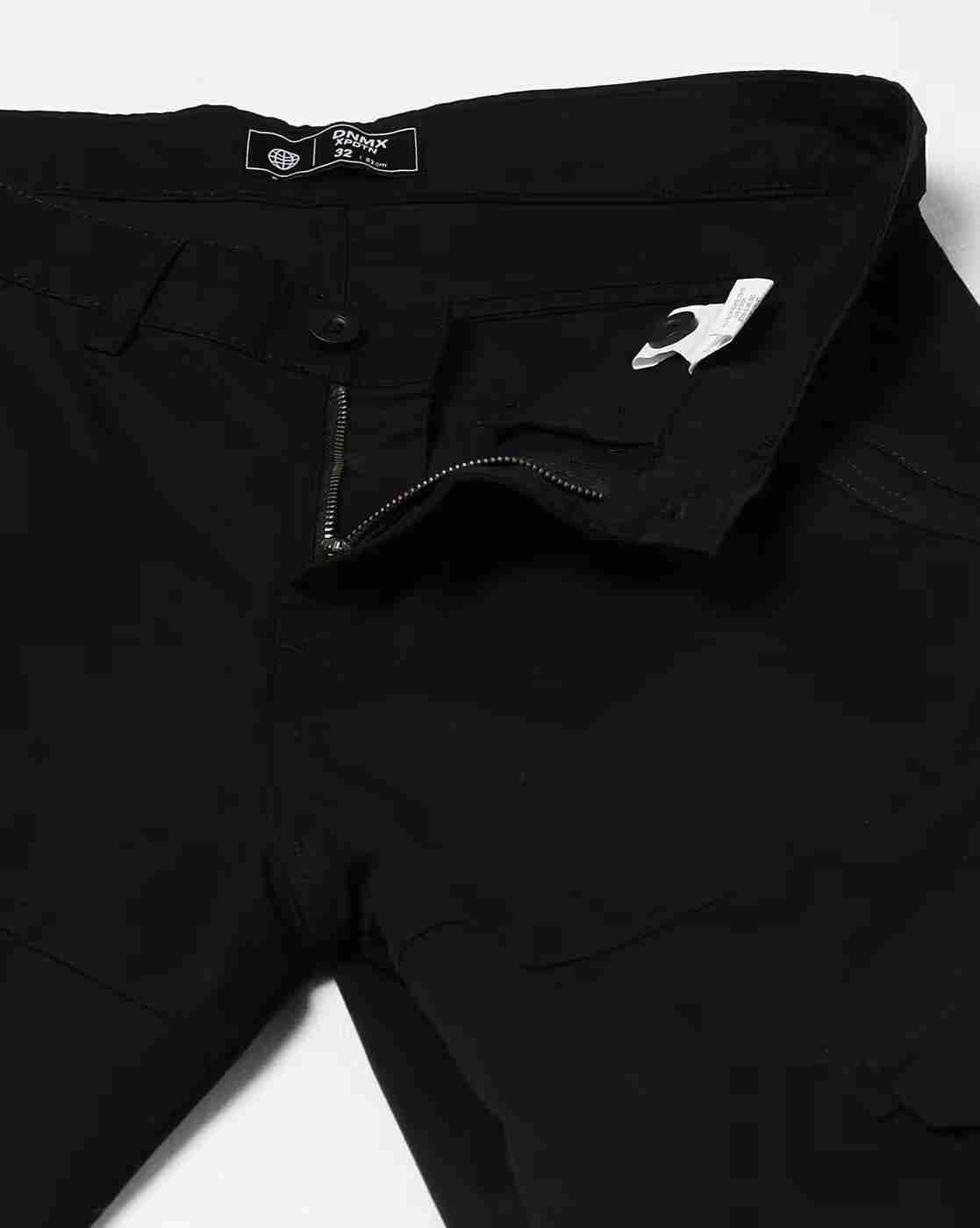 DNMX | Men Cargo-Pockets Loose Fit Trousers|4