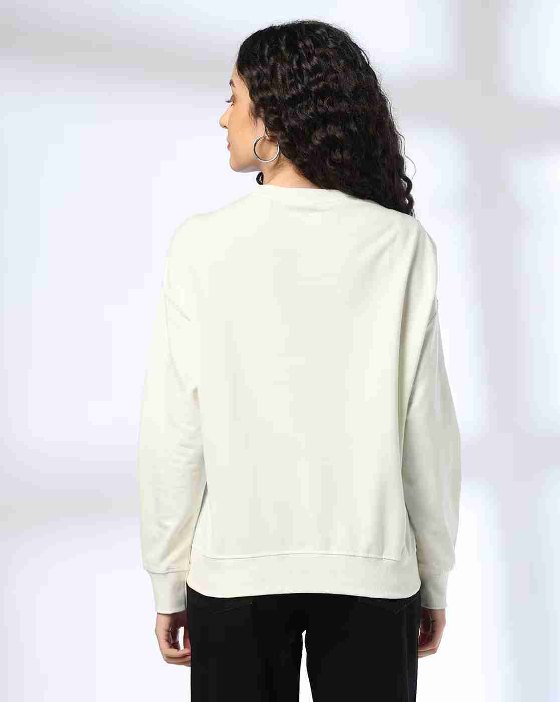 DNMX | Women Graphic Print Relaxed Fit Cotton Sweatshirt|2