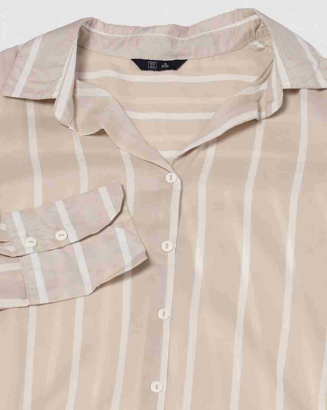DNMX | Men Striped Relaxed Fit Shirt|4