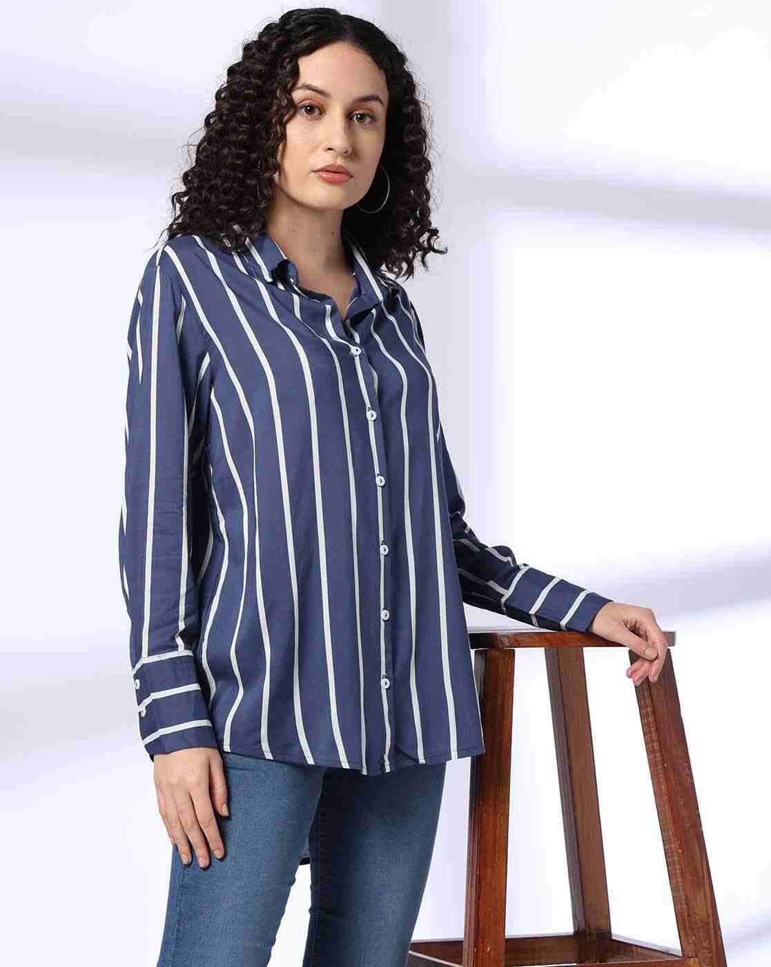 Men Striped Relaxed Fit Shirt