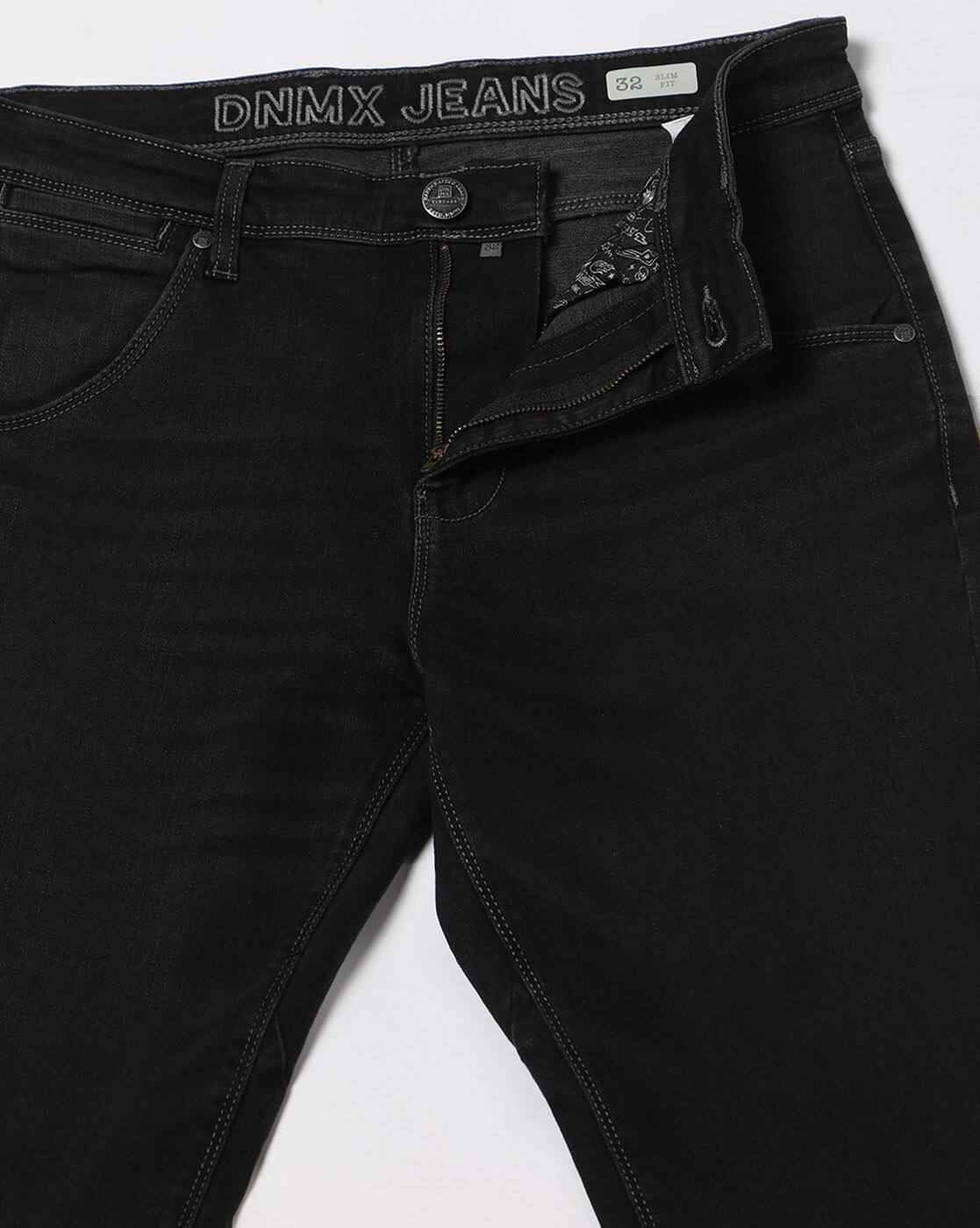 DNMX | Men Mid-Rise Slim Fit Jeans|5
