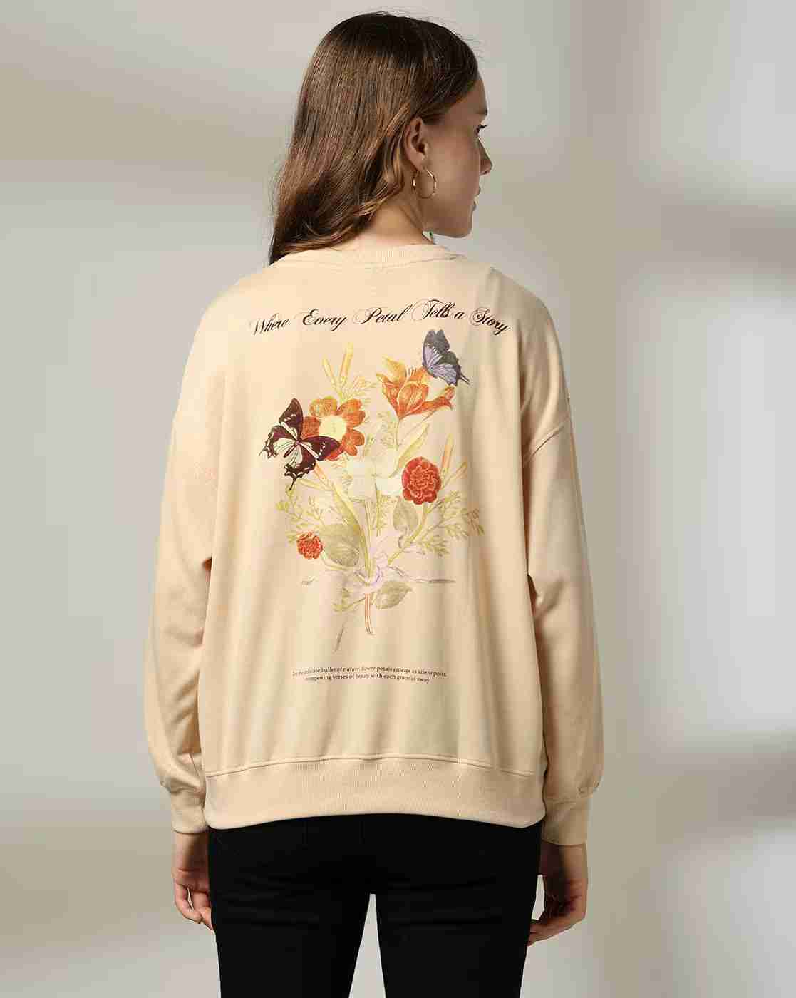 DNMX | Women Graphic Print Relaxed Fit Sweatshirt|2