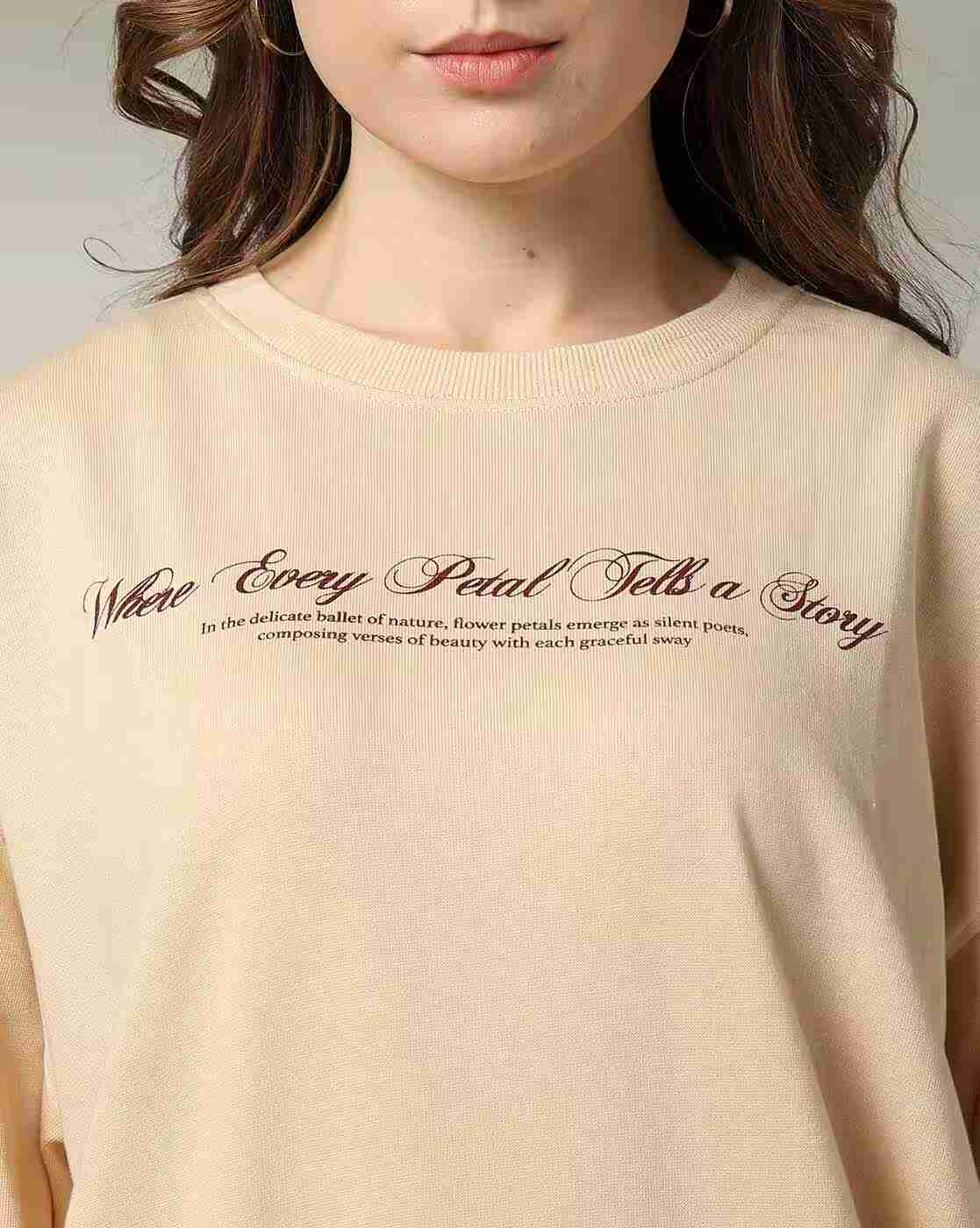 DNMX | Women Graphic Print Relaxed Fit Sweatshirt|4