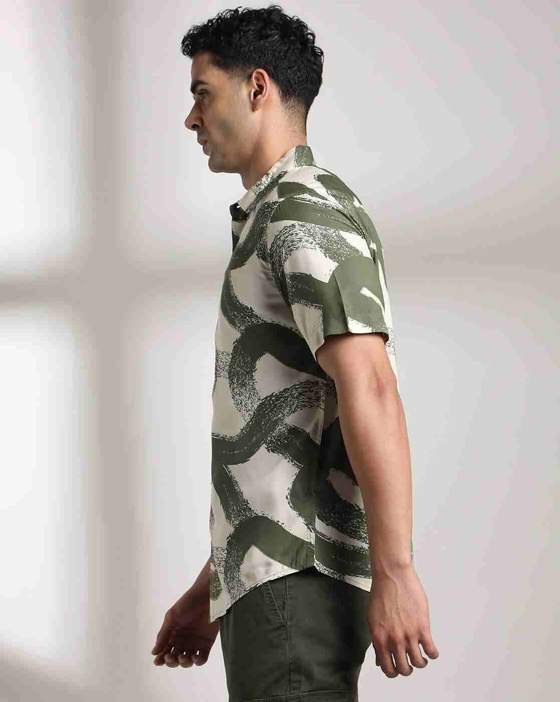 DNMX | Men All-Over Print Regular Fit Shirt|1