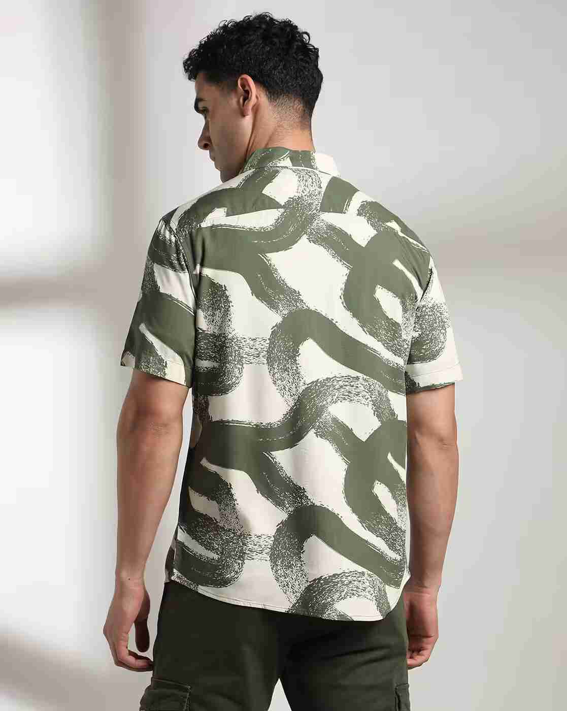 DNMX | Men All-Over Print Regular Fit Shirt|2