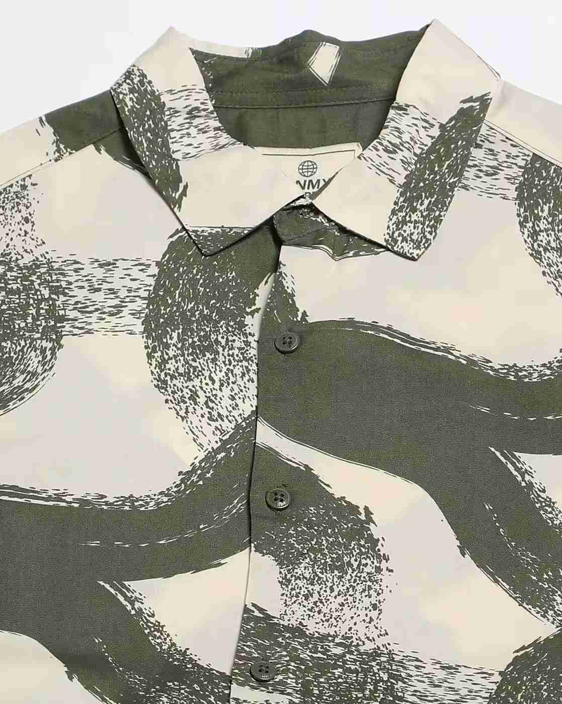 DNMX | Men All-Over Print Regular Fit Shirt|5