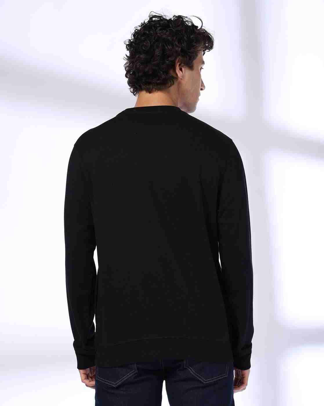 DNMX | Men Embroidered Regular Fit Crew-Neck Sweatshirt|2