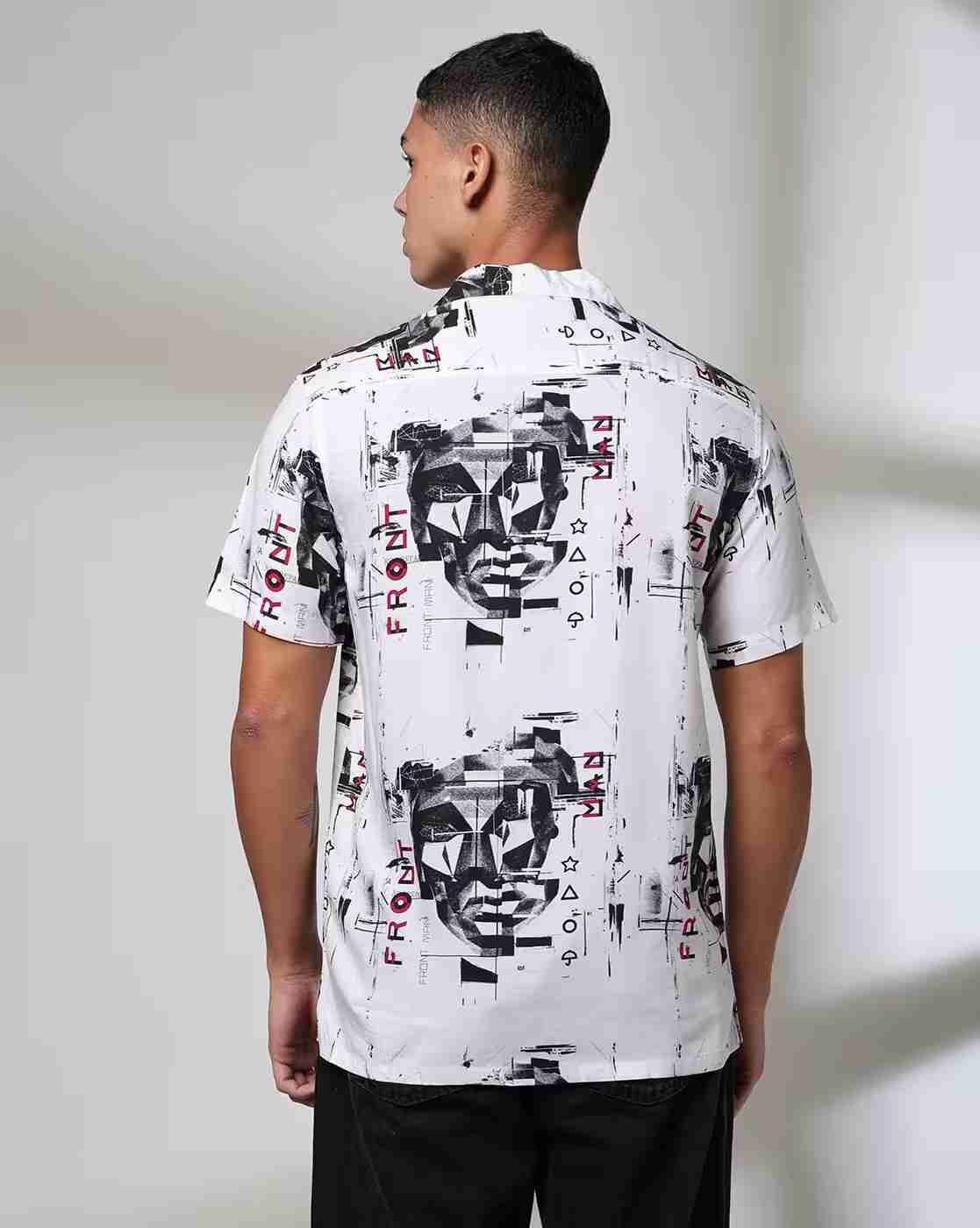 DNMX | Men All-Over Print Regular Fit Shirt|2