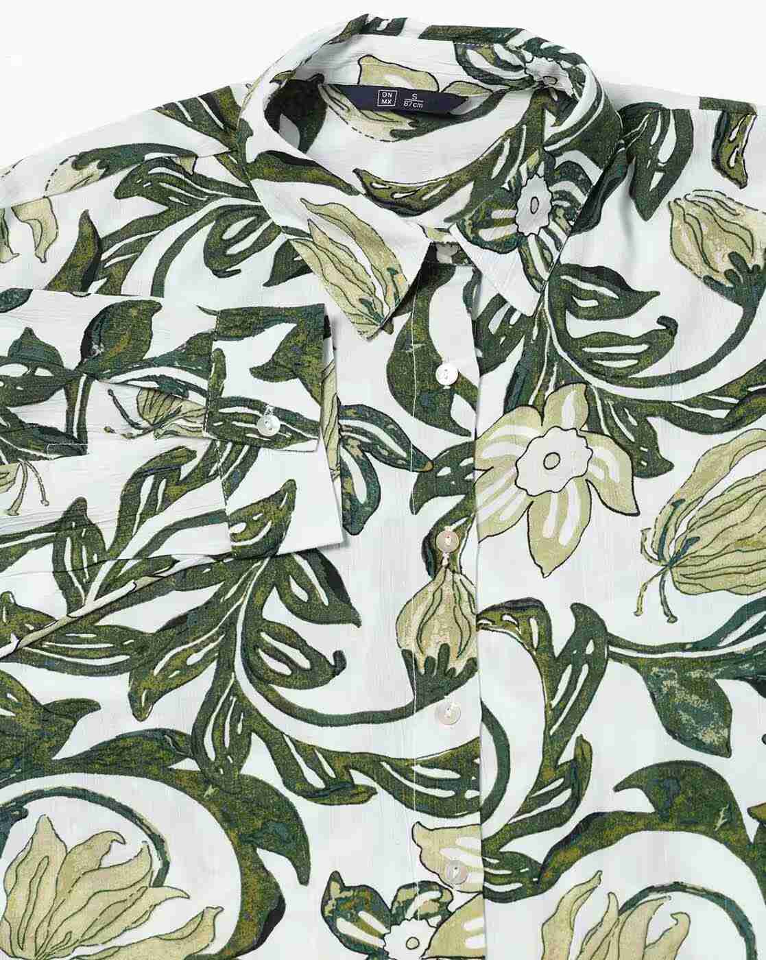 DNMX | Women Floral Print Relaxed Fit Shirt|4