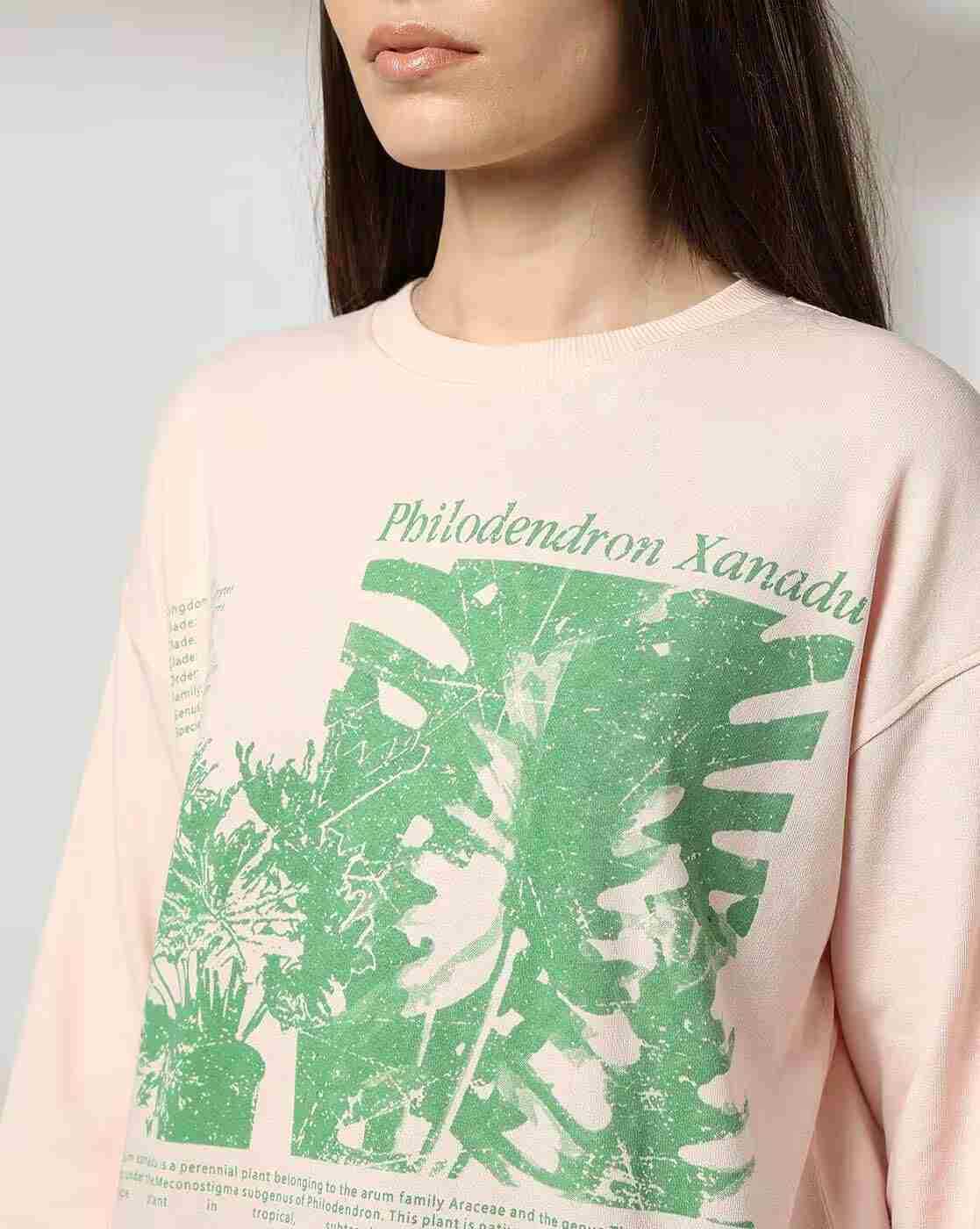 DNMX | Women Graphic Print Relaxed Fit Sweatshirt|3
