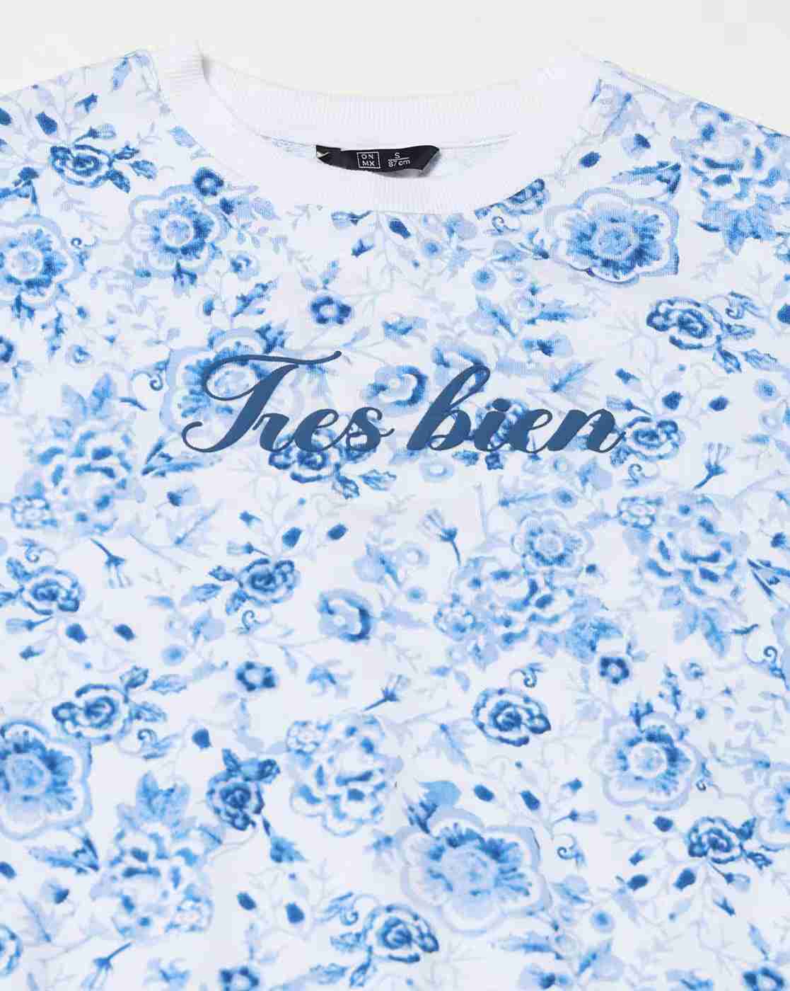 DNMX | Women Floral Print Relaxed Fit Sweatshirt|5